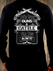 Men's Pocket Long Sleeve - G&C SALOON SIGN